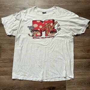 MTV Mushroom Graphic Tee Size: X-large